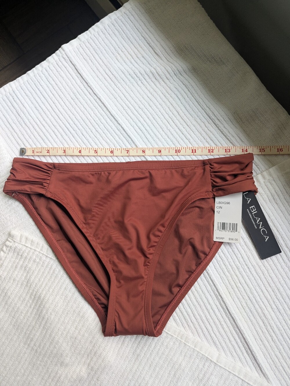 La Blanca 3-Piece Bikini Set in Cinnamon color - Picture 5 of 12